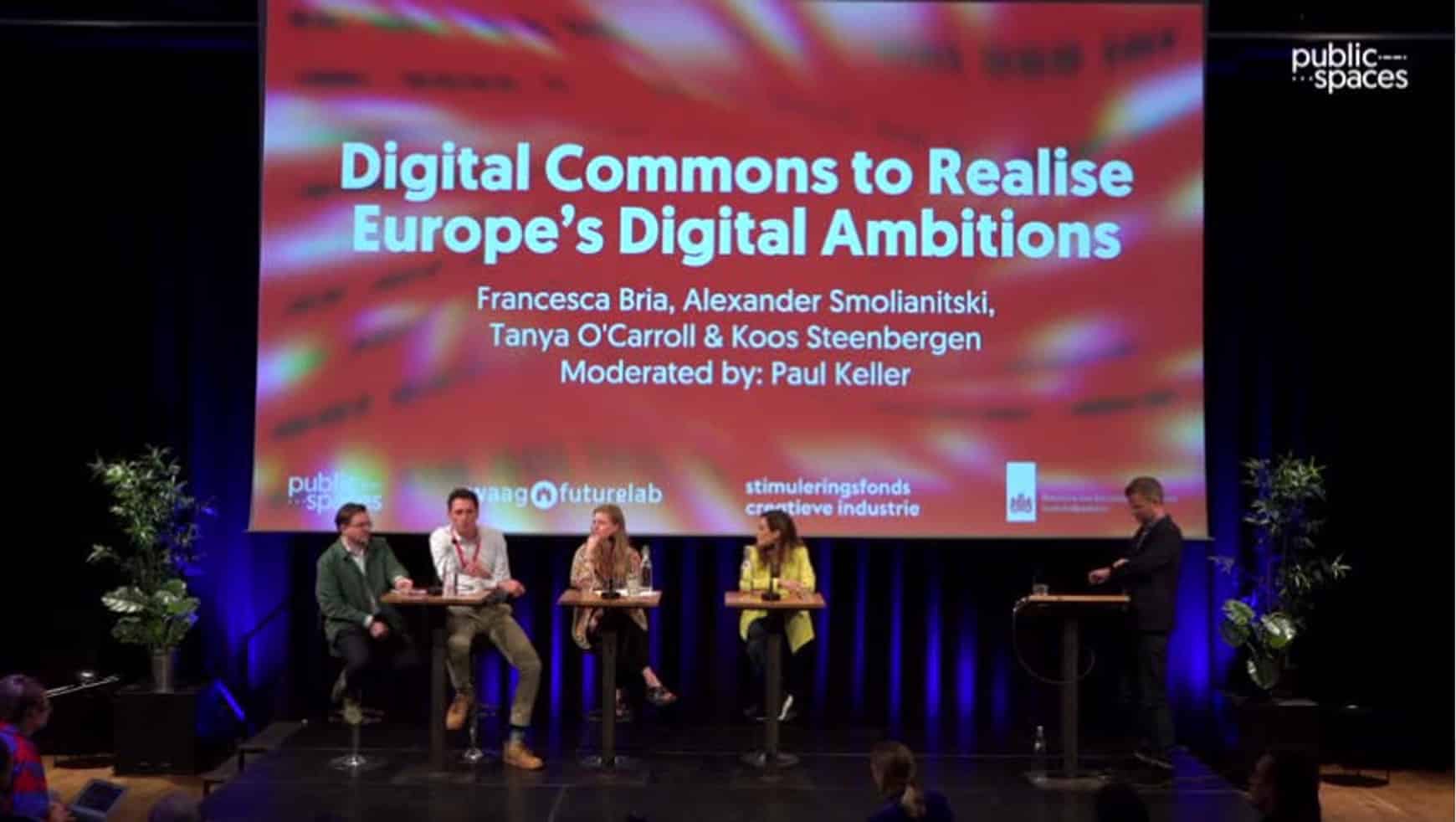 NGI Commons consortium member Paul Keller recently moderated a discussion at the PublicSpaces Conference 2024 on the potential of Digital Commons to Realise Europe’s Digital Ambitions.