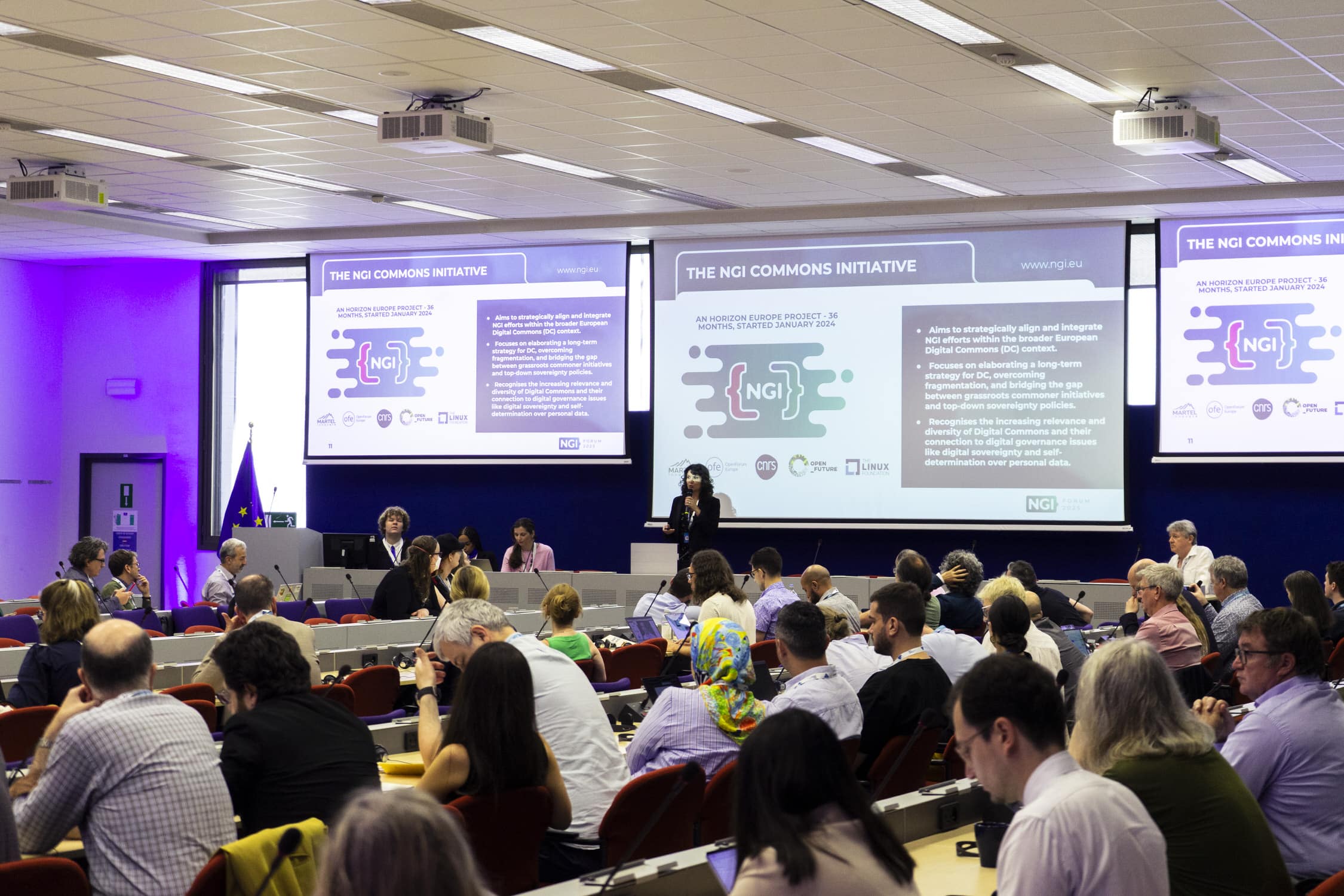 Monique Calisti présente le projet NGI Commons au Forum NGI 2025