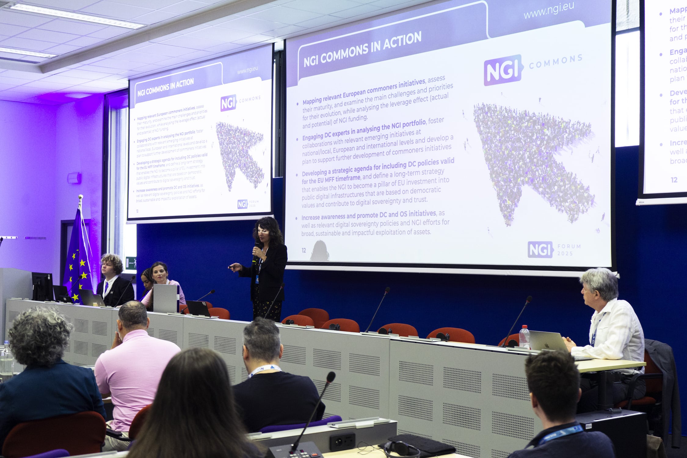 Monique Calisti présente le projet NGI Commons au Forum NGI 2025