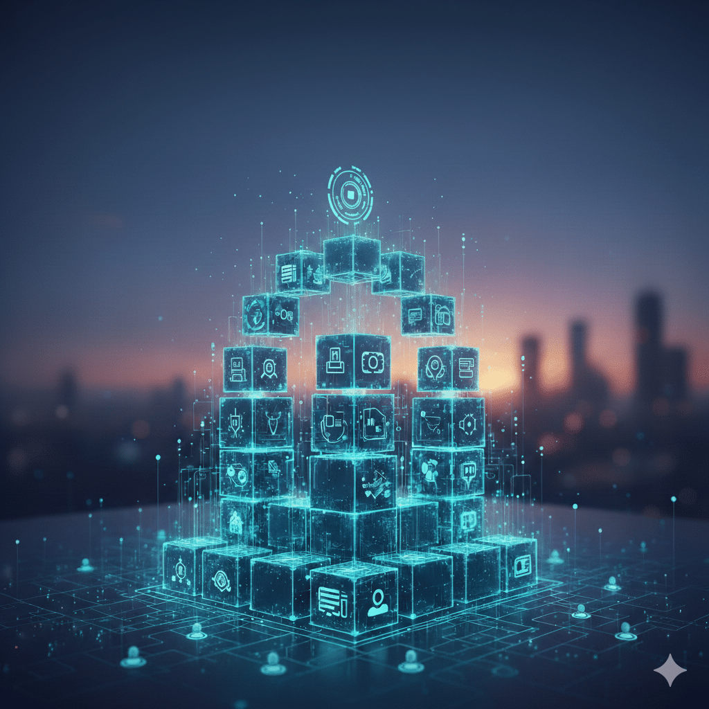 Survey on Digital Commons Building Blocks for the Open Internet Stack