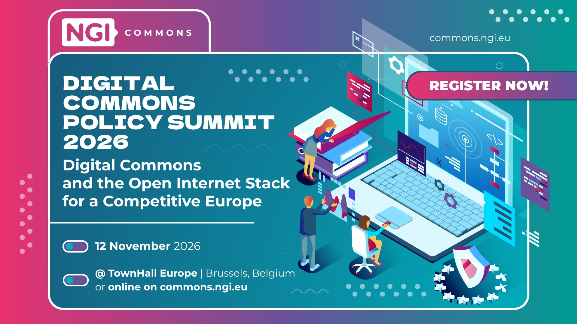 Digital Commons Policy Summit 2026 - Register now!