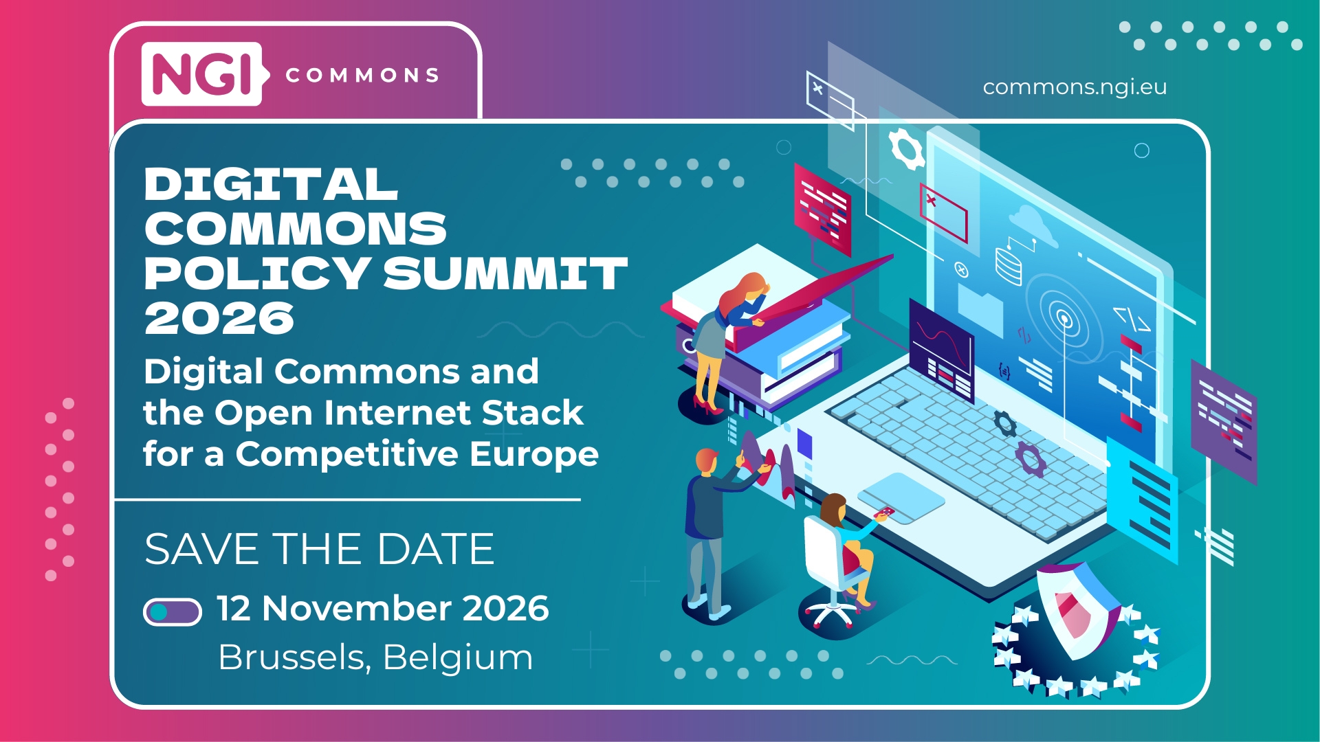 Digital Commons Policy Summit 2026 - SaveTheDate