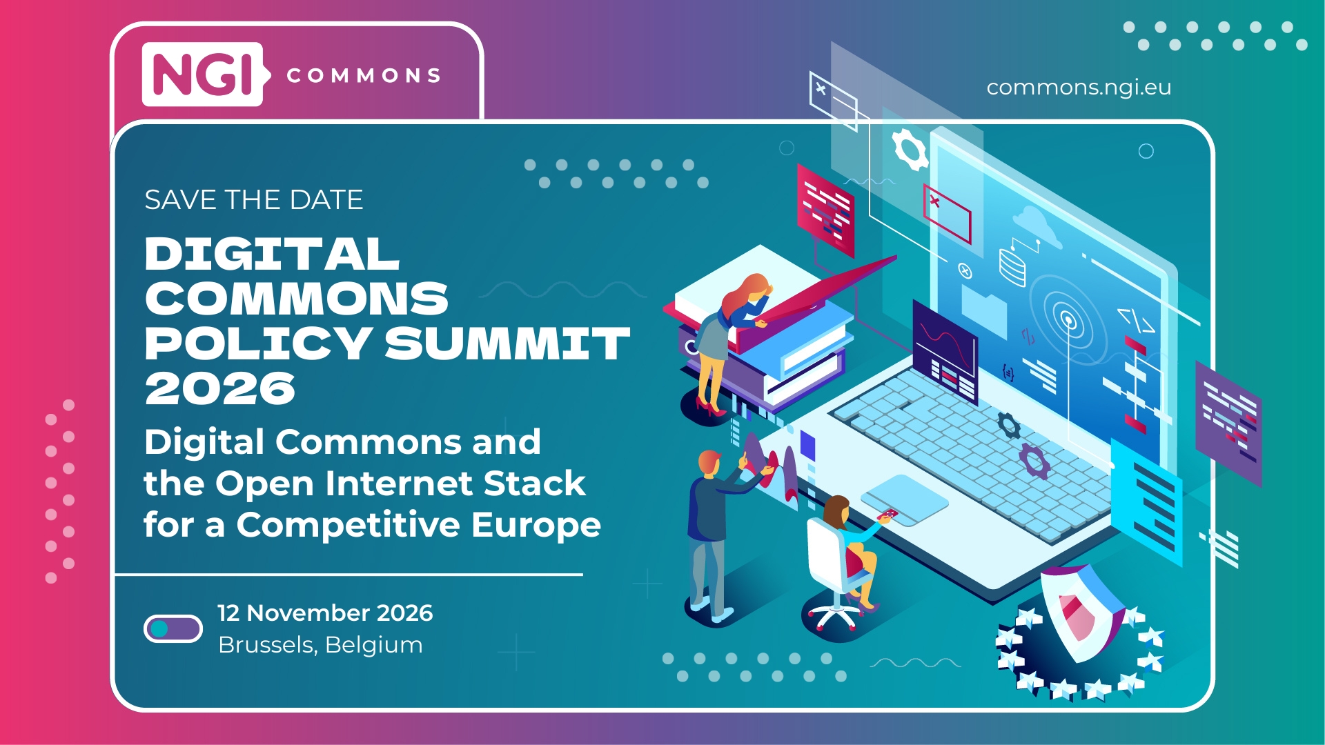 Digital Commons Policy Summit 2026 - SaveTheDate