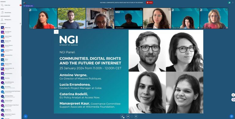 Shaping the Future of the Internet: Insights from the NGI Panel on Digital Rights and Community Engagement